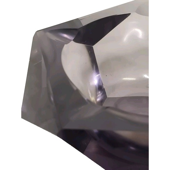 Mid-Century Faceted Murano Glass Ashtray/Bowl by Flavio Poli Seguso Italy - Picture 5 of 10